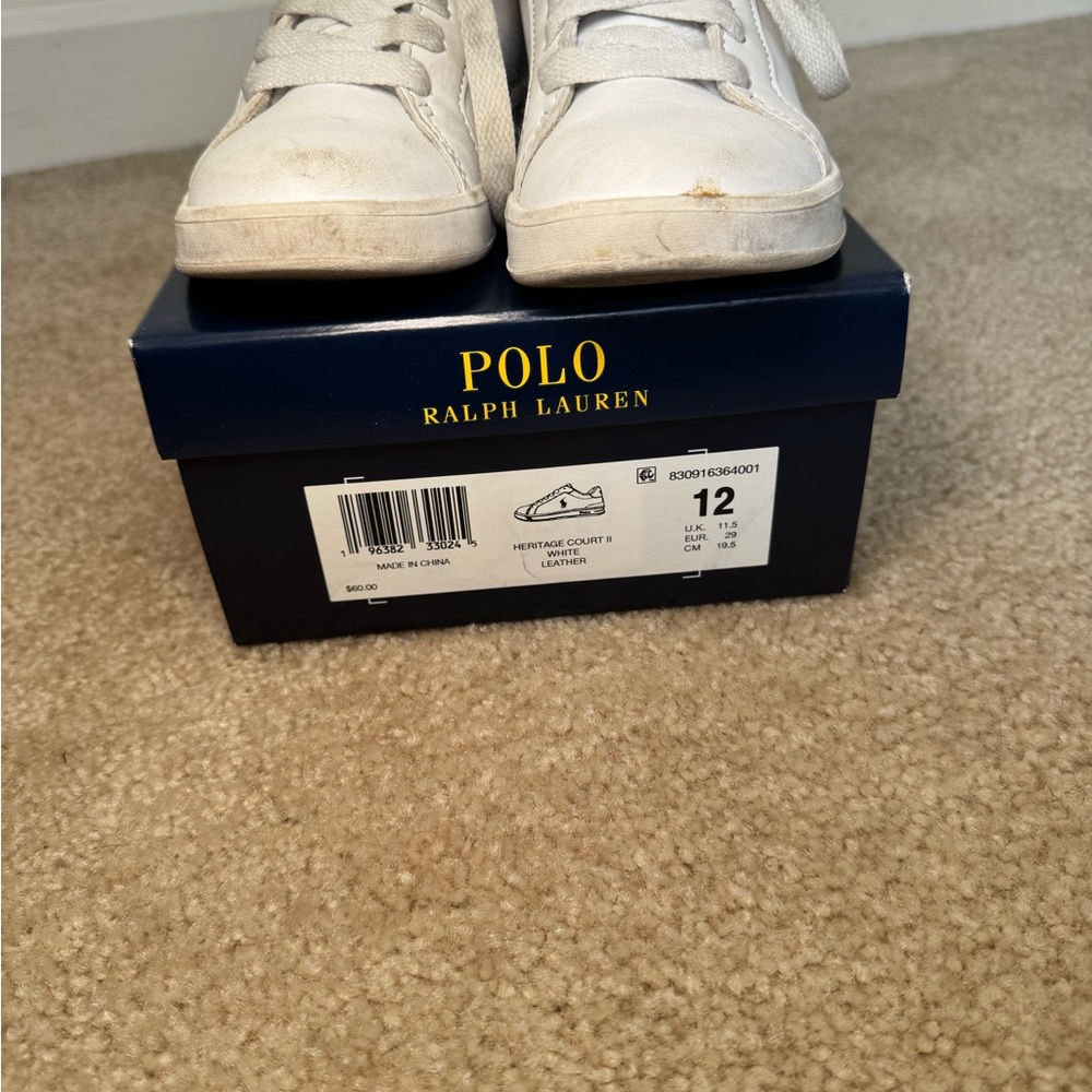 Polo by Ralph Lauren Kids White Dress Shoes